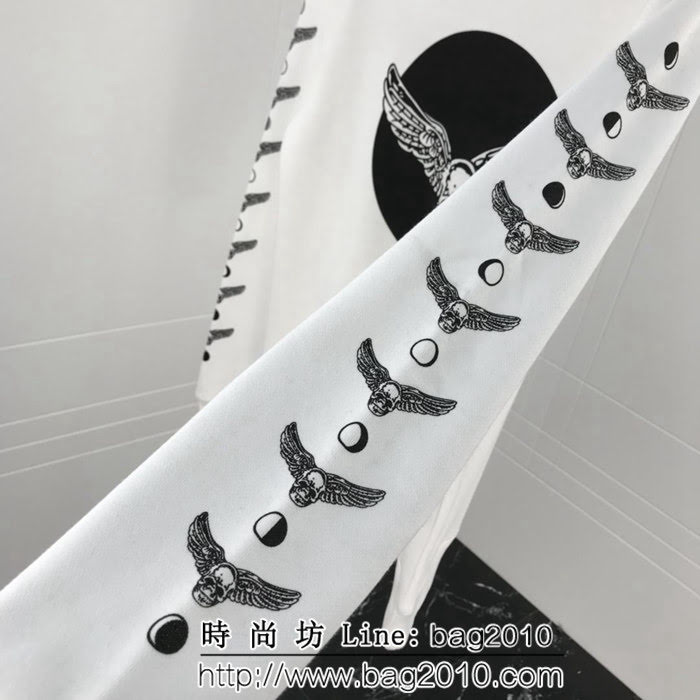 Chrome hearts 克羅心 18ss秋冬新款 梵文印花圖案 加絨加厚圓領套頭衛衣 情侶款 ydi1303